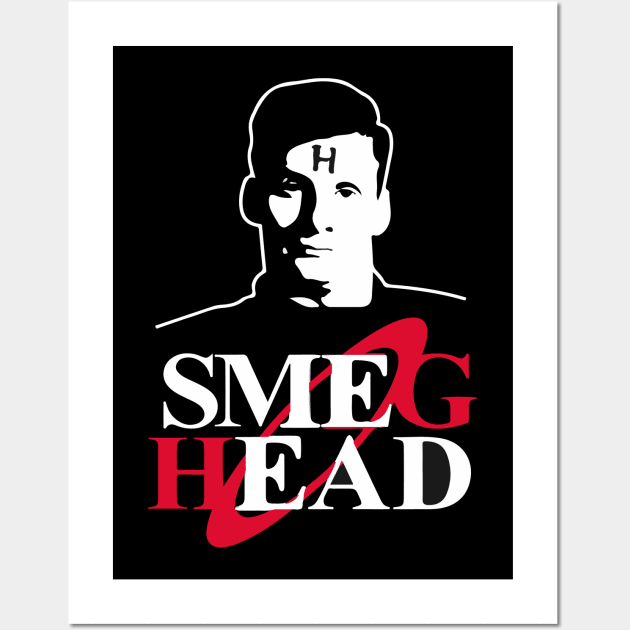 Smeg Head Red Dwarf Wall Art by Prolifictees